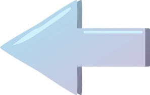 Blue Left Button Clip Art